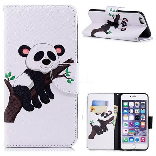 Tree Panda Leather Wallet Case for iPhone 6s Plus / 6 Plus 6P(5.5 inch)