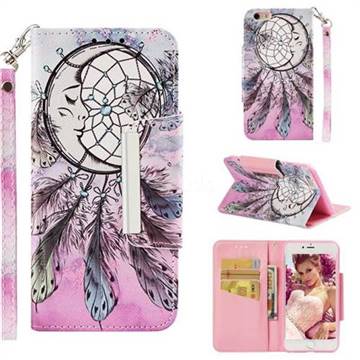 Angel Monternet Big Metal Buckle PU Leather Wallet Phone Case for iPhone 6s Plus / 6 Plus 6P(5.5 inch)