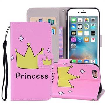 Princess PU Leather Wallet Phone Case Cover for iPhone 6s Plus / 6 Plus 6P(5.5 inch)