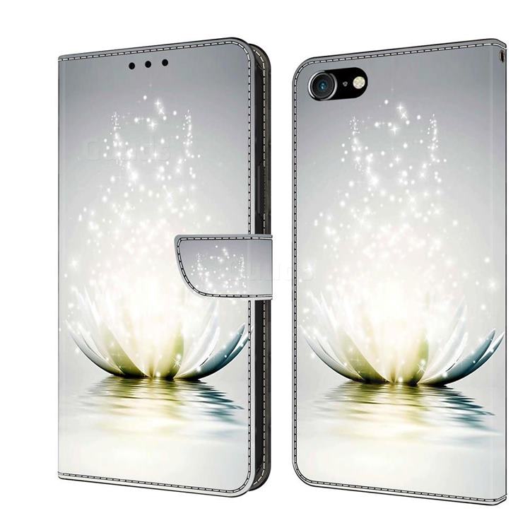 Flare lotus Crystal PU Leather Protective Wallet Case Cover for iPhone 6s Plus / 6 Plus 6P(5.5 inch)