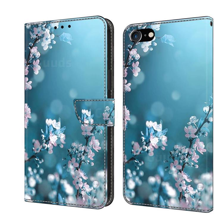 Plum Blossom Crystal PU Leather Protective Wallet Case Cover for iPhone 6s Plus / 6 Plus 6P(5.5 inch)