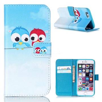 Bird Lovers Leather Wallet Case for iPhone 6s (4.7 inch)