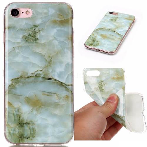 Jade Green Soft TPU Marble Pattern Case for iPhone 8 / 7 8G 7G (4.7 inch)