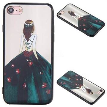 Classical Goddess Korean Brushed Mirror 2 in 1 Back Cover for iPhone 8 / 7 8G 7G(4.7 inch)
