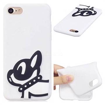 Cute Dog Soft 3D Silicone Case for iPhone 8 / 7 (4.7 inch)