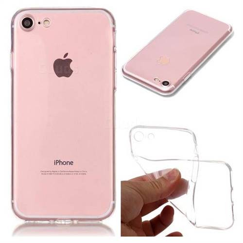 Super Clear Soft TPU Back Cover for iPhone 8 / 7 (4.7 inch)