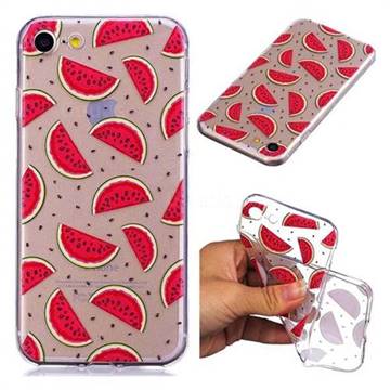 Red Watermelon Super Clear Soft TPU Back Cover for iPhone 8 / 7 (4.7 inch)