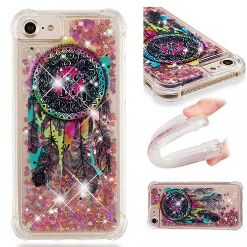 Seal Wind Chimes Dynamic Liquid Glitter Sand Quicksand Star TPU Case for iPhone 8 / 7 (4.7 inch)