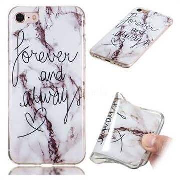 Forever Soft TPU Marble Pattern Phone Case for iPhone 8 / 7 (4.7 inch)