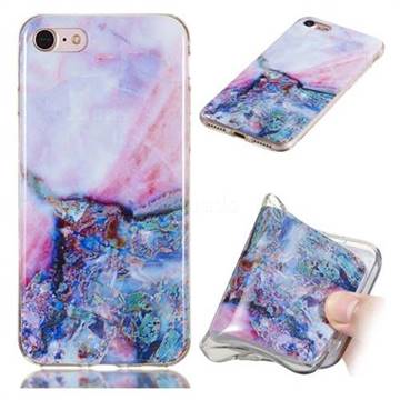 Purple Amber Soft TPU Marble Pattern Phone Case for iPhone 8 / 7 (4.7 inch)