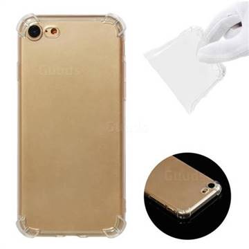 Anti-fall Clear Soft Back Cover for iPhone 8 / 7 (4.7 inch) - Transparent