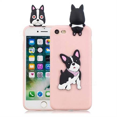 Cute Dog Soft 3D Climbing Doll Soft Case for iPhone 8 / 7 (4.7 inch)