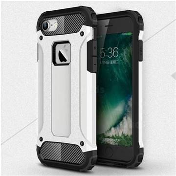 King Kong Armor Premium Shockproof Dual Layer Rugged Hard Cover for iPhone 8 / 7 (4.7 inch) - White