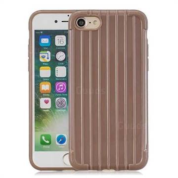Suitcase Style Mobile Phone Back Cover for iPhone 8 / 7 (4.7 inch) - Brown