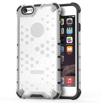 Honeycomb TPU + PC Hybrid Armor Shockproof Case Cover for iPhone 8 / 7 (4.7 inch) - Transparent