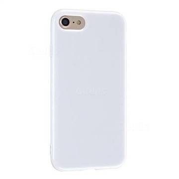 2mm Candy Soft Silicone Phone Case Cover for iPhone 8 / 7 (4.7 inch) - White