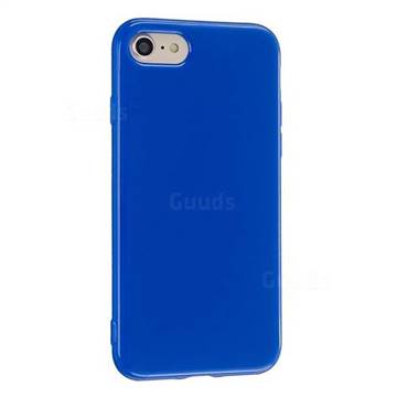 2mm Candy Soft Silicone Phone Case Cover for iPhone 8 / 7 (4.7 inch) - Navy Blue