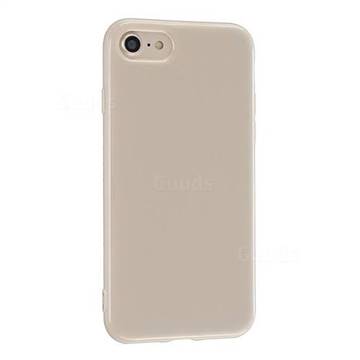 2mm Candy Soft Silicone Phone Case Cover for iPhone 8 / 7 (4.7 inch) - Khaki