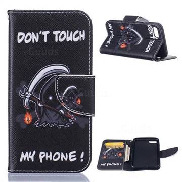 Grim Reaper Leather Wallet Case for iPhone 8 / 7 8G 7G (4.7 inch)