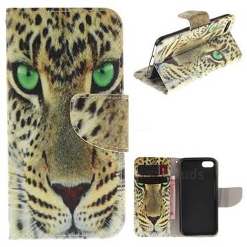 Yellow Tiger PU Leather Wallet Case for iPhone 8 / 7 8G 7G(4.7 inch)