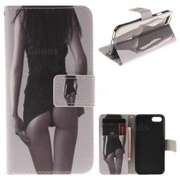 Sexy Girls PU Leather Wallet Case for iPhone 8 / 7 8G 7G(4.7 inch)