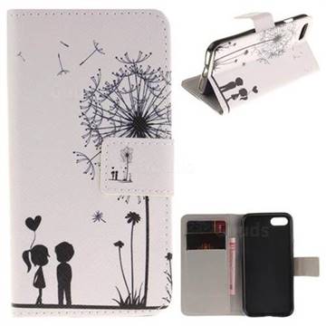 Couple Dandelion PU Leather Wallet Case for iPhone 8 / 7 8G 7G(4.7 inch)