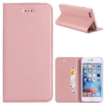 Ultra Slim Automatic Suction Leather Wallet Case For Iphone 8 7 4 7 Inch Rose Gold Leather Case Guuds