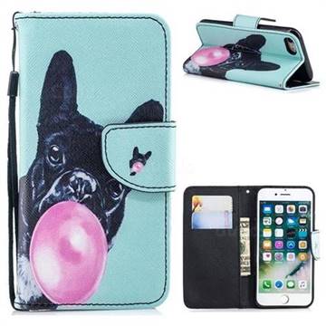 Balloon dDog PU Leather Wallet Phone Case for iPhone 8 / 7 (4.7 inch)