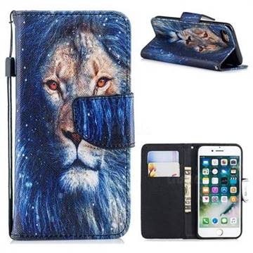 Lion PU Leather Wallet Phone Case for iPhone 8 / 7 (4.7 inch)