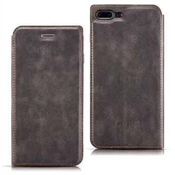 Ultra Slim Retro Simple Magnetic Sucking Leather Flip Cover for iPhone 8 / 7 (4.7 inch) - Starry Sky
