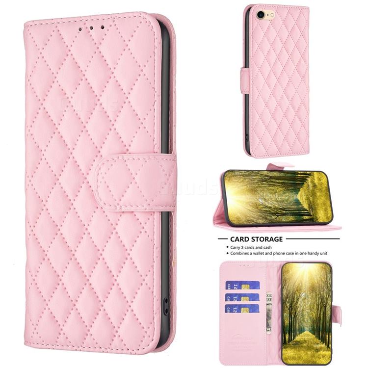 Binfen Color BF-14 Fragrance Protective Wallet Flip Cover for iPhone 8 / 7 (4.7 inch) - Pink