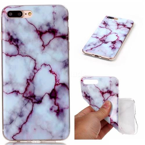 Bloody Lines Soft TPU Marble Pattern Case for iPhone 8 Plus / 7 Plus 8P 7P (5.5 inch)