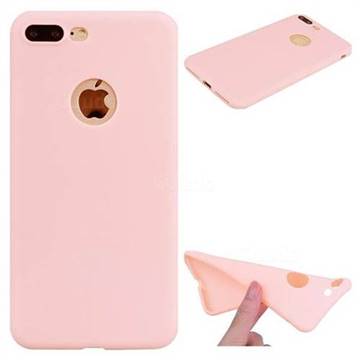 Candy Soft TPU Back Cover for iPhone 8 Plus / 7 Plus 7P(5.5 inch) - Pink