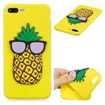 Pineapple Soft 3D Silicone Case for iPhone 8 Plus / 7 Plus 7P(5.5 inch)