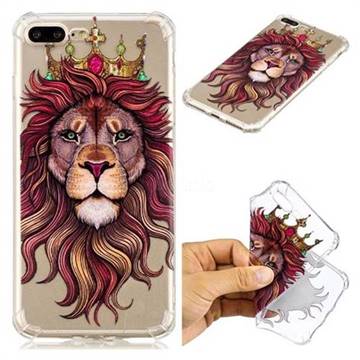 Lion King Anti-fall Clear Varnish Soft TPU Back Cover for iPhone 8 Plus / 7 Plus 7P(5.5 inch)