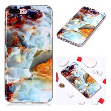 Fire Cloud Soft TPU Marble Pattern Phone Case for iPhone 8 Plus / 7 Plus 7P(5.5 inch)
