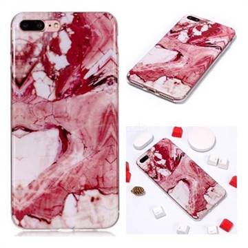 Pork Belly Soft TPU Marble Pattern Phone Case for iPhone 8 Plus / 7 Plus 7P(5.5 inch)