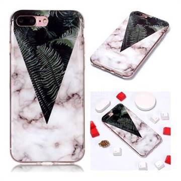 Leaf Soft TPU Marble Pattern Phone Case for iPhone 8 Plus / 7 Plus 7P(5.5 inch)