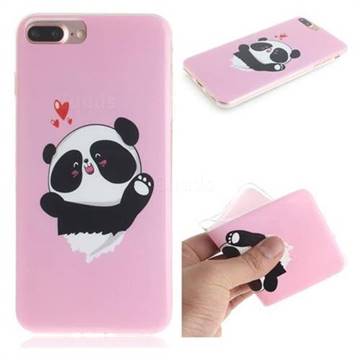 Heart Cat IMD Soft TPU Cell Phone Back Cover for iPhone 8 Plus / 7 Plus 7P(5.5 inch)