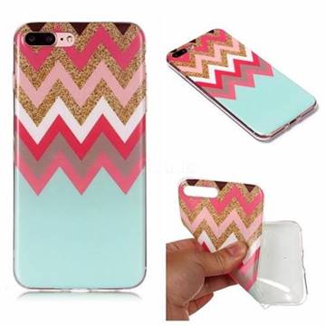 Tribal Stripes Matte Soft TPU Back Cover for iPhone 8 Plus / 7 Plus 7P(5.5 inch)