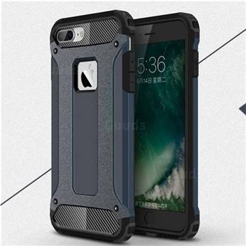 King Kong Armor Premium Shockproof Dual Layer Rugged Hard Cover for iPhone 8 Plus / 7 Plus 7P(5.5 inch) - Navy