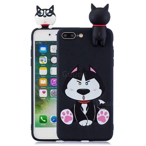 Staying Husky Soft 3D Climbing Doll Soft Case for iPhone 8 Plus / 7 Plus 7P(5.5 inch)