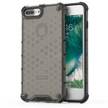 Honeycomb TPU + PC Hybrid Armor Shockproof Case Cover for iPhone 8 Plus / 7 Plus 7P(5.5 inch) - Gray
