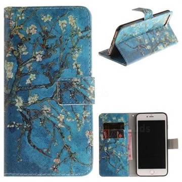 Apricot Tree PU Leather Wallet Case for iPhone 8 Plus / 7 Plus 8P 7P(5.5 inch)