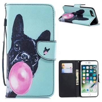 Balloon dDog PU Leather Wallet Phone Case for iPhone 8 Plus / 7 Plus 7P(5.5 inch)