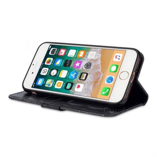 Glitter Shine Leather Zipper Wallet Phone Case for iPhone Plus