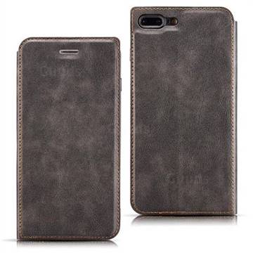 Ultra Slim Retro Simple Magnetic Sucking Leather Flip Cover for iPhone 8 Plus / 7 Plus 7P(5.5 inch) - Starry Sky