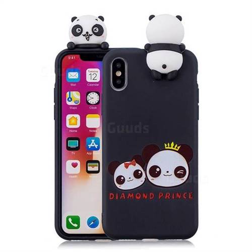 Diamond Prince Soft 3D Climbing Doll Soft Case for iPhone XS / X / 10 (5.8 inch)