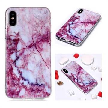 Bloodstone Soft TPU Marble Pattern Phone Case for iPhone XS / iPhone X(5.8 inch)