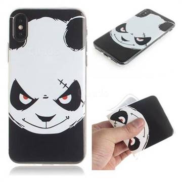 Angry Bear IMD Soft TPU Cell Phone Back Cover for iPhone XS / iPhone X(5.8 inch)